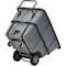 Global Industrial Heavy Duty Plastic Tilt Truck, 1/2 Cu. Yd. Cap, 1400 Lbs. Cap, Gray 984613HD - alternate 2